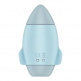 Вакуумный стимулятор с вибрацией Satisfyer Mission Control Blue - 6