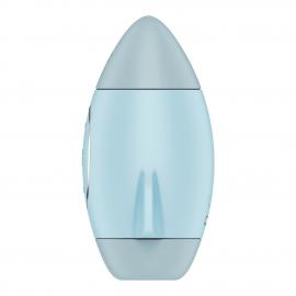 Вакуумный стимулятор с вибрацией Satisfyer Mission Control Blue - 5