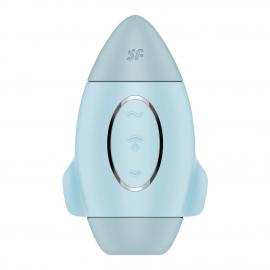 Вакуумный стимулятор с вибрацией Satisfyer Mission Control Blue - 3