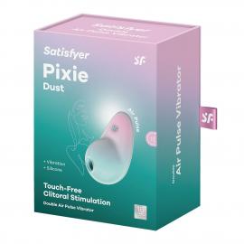 Вакуумный стимулятор с вибрацией Satisfyer Pixie Dust Mint/Pink - 2