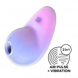 Вакуумный стимулятор с вибрацией Satisfyer Pixie Dust  Violet/Pink - 1