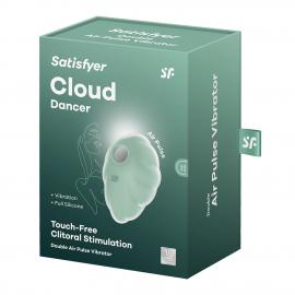 Вакуумный стимулятор с вибрацией Satisfyer Cloud Dancer Mint - 2