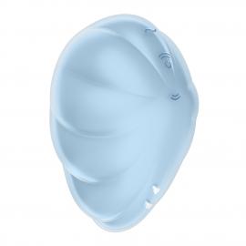 Вакуумный стимулятор с вибрацией Satisfyer Cloud Dancer Blue - 3