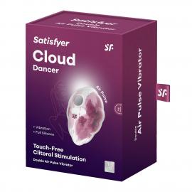 Вакуумный стимулятор с вибрацией Satisfyer Cloud Dancer Red - 6
