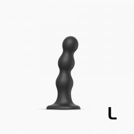 Насадка для страпону Strap-On-Me Dildo Plug Balls Black L - 1