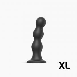Насадка для страпону Strap-On-Me Dildo Plug Balls Black XL - 1