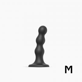 Насадка для страпону Strap-On-Me Dildo Plug Balls Black M - 1