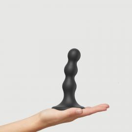Насадка для страпону Strap-On-Me Dildo Plug Balls Black L - 6