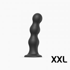 Насадка для страпону Strap-On-Me Dildo Plug Balls Black XХL - 1