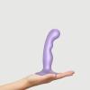 Насадка для страпона Strap-On-Me Dildo Plug P&G Lilas Metallic L