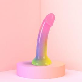 Ділдо з градієнтом і блискітками Love To Love Dildolls — Stargazer - 1