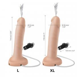 Кінчаючий фалоімітатор Strap-On-Me Squirting Cum Dildo Realistic Flash - 3