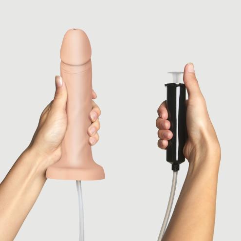 Кінчаючий фалоімітатор Strap-On-Me Squirting Cum Dildo Realistic Vanilla