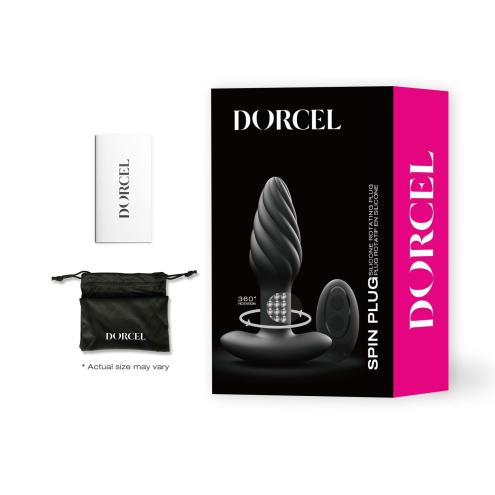 Анальна пробка з вібрацією та перловим масажем Dorcel Spin Plug