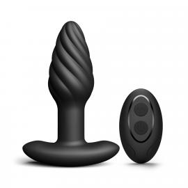Анальна пробка з вібрацією та перловим масажем Dorcel Spin Plug - 1