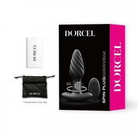 Анальна пробка з вібрацією та перловим масажем Dorcel Spin Plug - 6