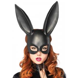 (SALE) Маска кролика Leg Avenue Masquerade Rabbit Mask Black, длинные ушки, на резинке