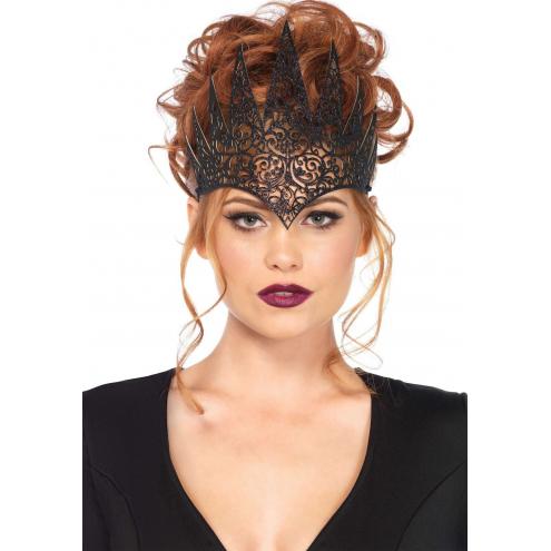 Широкая корона Leg Avenue Die Cut Royal Crown, черная