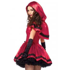 Еротичний костюм Червоної шапочки Leg Avenue Gothic Red Riding Hood 3X-4X, сукня, накидка - 3
