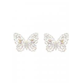 Пэстис-бабочки из кристаллов Leg Avenue Chrysallis nipple sticker, наклейки, светятся в темноте - 2