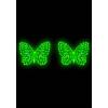 Пэстис-бабочки из кристаллов Leg Avenue Chrysallis nipple sticker, наклейки, светятся в темноте