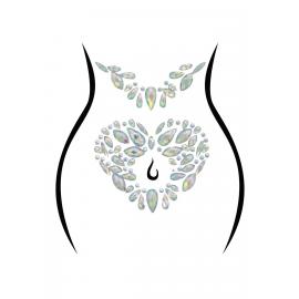 Стрази-прикраси для тіла Leg Avenue Novalie body jewels sticker, наклейки - 1
