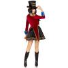 Костюм циркачки Leg Avenue Classic Ringmaster Costume S, сукня, капелюх