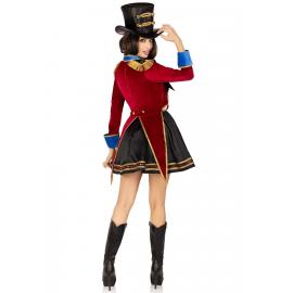 Костюм циркачки Leg Avenue Classic Ringmaster Costume S, сукня, капелюх - 5