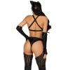 Еротичний костюм кішечки-пані Leg Avenue Mistress Kitty S, рукавички, комбінезон, маска