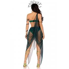 Еротичний костюм Медузи Горгони Leg Avenue Medusa Costume L, топ, спідниця, нарукавники, прикраси - 3
