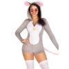 Комбінезон-костюм мишки Leg Avenue Comfy Mouse XS, з капюшоном