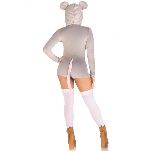 Комбінезон-костюм мишки Leg Avenue Comfy Mouse S, з капюшоном