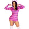Комбінезон-костюм кішечки Leg Avenue Comfy Cheshire М, з капюшоном