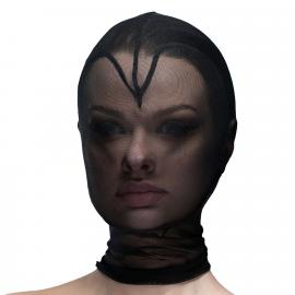 Маска серце сітка із повністю закритим обличчям Feral Feelings - Hearts Mask Black/Black - 1
