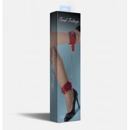 Поножі Feral Feelings - Ankle Restraints Red Trasparent - 2