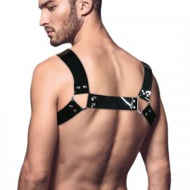 Чоловіча портупея на груди Feral Feelings - Bulldog Harness Black - 3