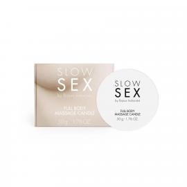 Масажна свічка Bijoux Indiscrets SLOW SEX Massage Candle - 1