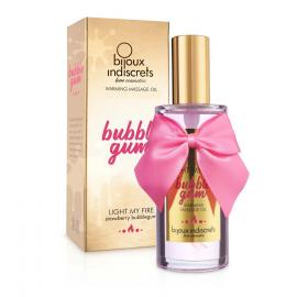 Розігріваюче масло Bijoux Indiscrets Light my Fire – Strawberry Bubblegum - 2
