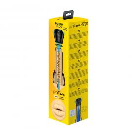 Мастурбатор-ротик Kiiroo FeelVictoria Mouth с всасывающей интерактивной насадкой PowerBlow Combo Set - 3