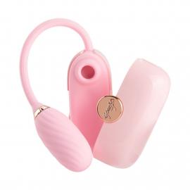 Вакуумный клиторальный стимулятор Otouch Louis Vibrate Pink - 1