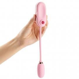 Вакуумный клиторальный стимулятор Otouch Louis Vibrate Pink - 5