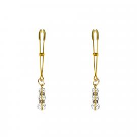 Тонкие зажимы для сосков с подвеской Feral Feelings - Thin nipple clamps