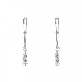 Тонкие зажимы для сосков с подвеской Feral Feelings - Thin nipple clamps