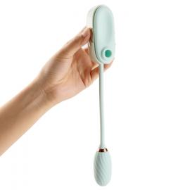 Вакуумный клиторальный стимулятор Otouch Louis Vibrate Teal - 9