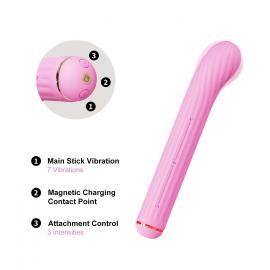 Вібратор Otouch Magic Stick S1 Plus - Pink - 9