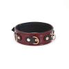 Ошейник с поводком Liebe Seele Wine Red Collar and Leash