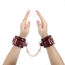 Наручники Liebe Seele Wine Red Wirst Cuffs - 6