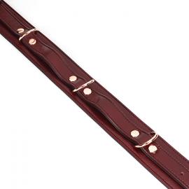 Фіксатори для стегон Liebe Seele Wine Red Thigh Cuffs L Size - 3
