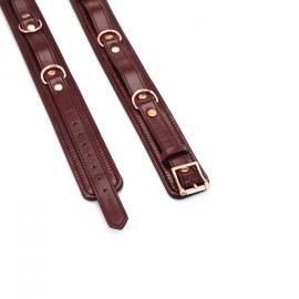Фіксатори для стегон Liebe Seele Wine Red Thigh Cuffs L Size - 2
