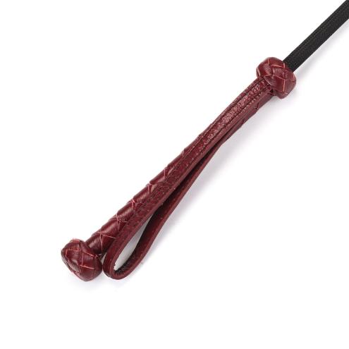 Шлепалка Liebe Seele Wine Red Riding Crop with Heart-Shape Tip